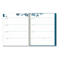 Blue Sky Bakah Blue Academic Year Weekly/Monthly Planner, Floral Artwork, 11 x 8.5, Blue/White Cover, 12-Month (July-June): 2022-2023