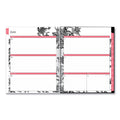 Blue Sky Analeis Create-Your-Own Cover Weekly/Monthly Planner, Floral, 11 x 8.5, White/Black/Coral, 12-Month (July-June): 2022-2023