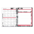 Blue Sky Analeis Create-Your-Own Cover Weekly/Monthly Planner, Floral, 11 x 8.5, White/Black/Coral, 12-Month (July-June): 2022-2023