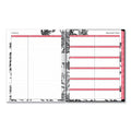 Blue Sky Analeis Create-Your-Own Cover Weekly/Monthly Planner, Floral, 11 x 8.5, White/Black/Coral, 12-Month (July-June): 2022-2023