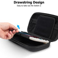 TIGOJH Nintendo Switch 2 Carrying Case Black 10 Game Slots & Accessory Pocket by Deal US