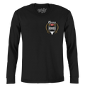 Coors Banquet Beer Rodeo Bull Double Sided Long Sleeve T-Shirt - Black by Tee Luv