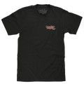 Miller High Life Girl in The Moon Beer Logo T-Shirt - Vintage Black by Tee Luv
