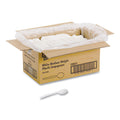 Dixie Plastic Cutlery, Mediumweight Soup Spoons, White, 1,000/Carton