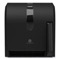 Georgia Pacific Hygienic Push-Paddle Roll Towel Dispenser, 13 x 10 x 14.4, Black