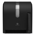 Georgia Pacific Hygienic Push-Paddle Roll Towel Dispenser, 13 x 10 x 14.4, Black