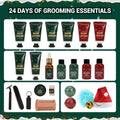 Advent Beauty Calendar 2025 Men Beard Care Skincare 24 Day Christmas Countdown by Deal US