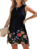 CUPSHE Women Floral Embroidered Summer Dress by Vanessa Jane