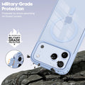 Iphone 17 Pro Case Clear Magnetic Magsafe, Cute Thin Slim Transparent Anti-Yello