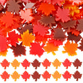 Soulchen 100 Pcs Mini Resin Maple Leaf Figurines Fall Yellow Orange Red by Deal US