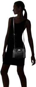 Calvin Klein Clementine Mercury Leather and Celestial Stud Embellished Crossbody by Vanessa Jane