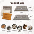 SOMAHE 3D Snow Fleece Small Animal Bed Grey 10x13.7x1 Inch by Deal US