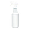 Diversey Water Only Spray Bottle, 32 oz, White, 12/Carton