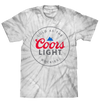 Coors Light Cold as the Rockies Tie Dye T-Shirt - Silver Spider Tie Dye