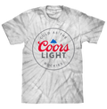 Coors Light Cold as the Rockies Tie Dye T-Shirt - Silver Spider Tie Dye by Tee Luv