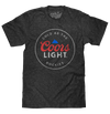 Coors Light Cold as the Rockies Beer T-Shirt - Charcoal Gray