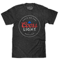 Coors Light Cold as the Rockies Beer T-Shirt - Charcoal Gray by Tee Luv