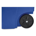 Rubbermaid Brute Recycling Rollout Container, Square, 50 gal, Blue