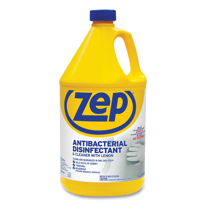 Zep Commercial Antibacterial Disinfectant, 1 gal Bottle