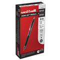 uniball Signo 207 Needle Point Gel Pen, Retractable, Medium 0.7 mm, Black Ink, Black Barrel, Dozen