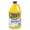 Zep Commercial Antibacterial Disinfectant, Lemon Scent, 1 gal, 4/Carton
