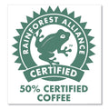 1850 Coffee Fraction Packs, Lantern Glow, Light Roast, 2.5 oz Pack, 24 Packs/Carton