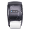 San Jamar Duett Standard Bath Tissue Dispenser, Oceans, 7.5 x 7 x 12.75, Transparent Black Pearl
