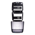 San Jamar Duett Standard Bath Tissue Dispenser, Oceans, 7.5 x 7 x 12.75, Transparent Black Pearl