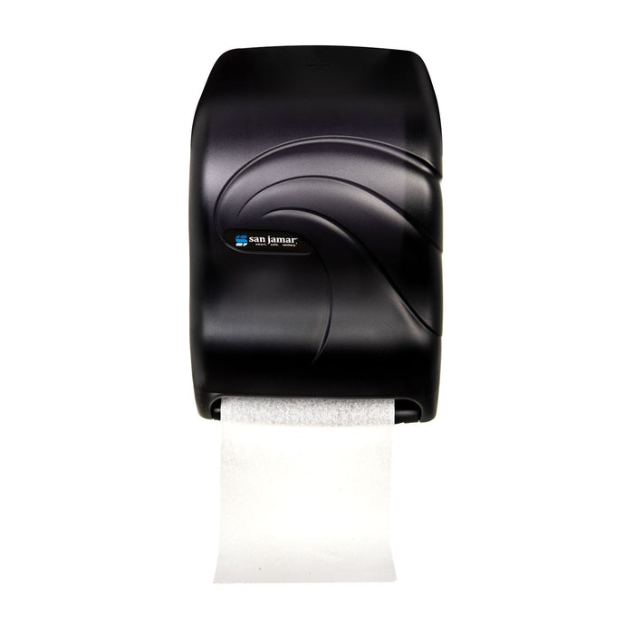 San Jamar Electronic Touchless Roll Towel Dispenser, 11.75 x 9 x 15.5, Black Pearl
