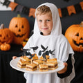 GUYI 24 PCS Halloween Crow Cupcake Toppers Horror Picks Cardstock Toothpick by Deal US