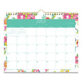 Blue Sky Day Designer Peyton Academic Wall Calendar, Floral Artwork, 11 x 8.75, White Sheets, 12-Month (July-June): 2022-2023