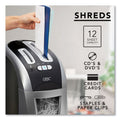 GBC EX12-05 Super Cross-Cut Shredder, 12 Manual Sheet Capacity