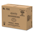 Dart Plastic Lids for Foam Cups, Bowls and Containers, Vented, Fits 6-14 oz, White, 100/Pack, 10 Packs/Carton
