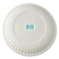 AJM Packaging Corporation White Paper Plates, 6" dia, 100/Pack, 10 Packs/Carton