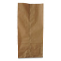 General Grocery Paper Bags, 35 lb Capacity, #6, 6" x 3.63" x 11.06", Kraft, 500 Bags