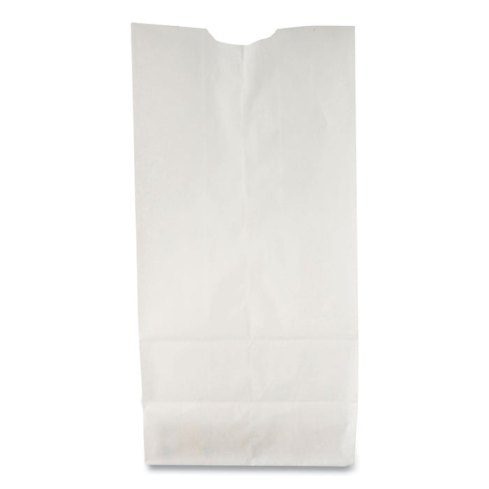 General Grocery Paper Bags, 30 lb Capacity, #2, 4.31" x 2.44" x 7.88", White, 500 Bags