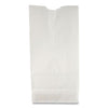 General Grocery Paper Bags, 35 lb Capacity, #6, 6" x 3.63" x 11.06", White, 500 Bags