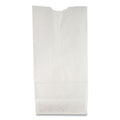 General Grocery Paper Bags, 35 lb Capacity, #6, 6" x 3.63" x 11.06", White, 500 Bags
