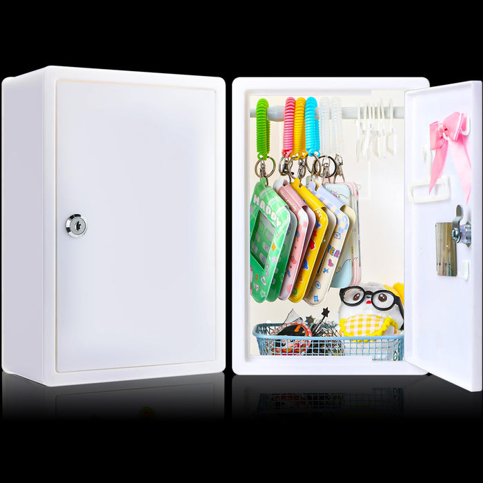 Geelin Mini Locker Keys Small Storage Cabinet Rectangular 11.81x3.94x4.33 Inch by Deal US