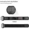 YUGYUM Golf Cart Fan Strap Reusable Adjustable Nylon Cinch Tie Black by Deal US