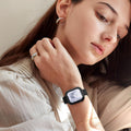 Butifacion Slim Braided Nylon Band Case for Apple Watch 40-46mm Black by Deal US