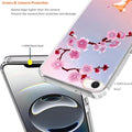 iPhone 17e & 16e Case: Slim Clear Matte Cute Flowers Floral Design for Girls