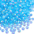 Blinginbox 2500pcs 4mm AB Resin Flatback Rhinestones Sapphire AB by Deal US