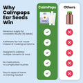 CalmPops Acupressure Ear Seeds Kit 24K Gold Plated 60 Units Immune Digestive by Deal US