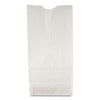 General Grocery Paper Bags, 35 lb Capacity, #10, 6.31" x 4.19" x 13.38", White, 500 Bags
