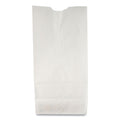 General Grocery Paper Bags, 35 lb Capacity, #10, 6.31" x 4.19" x 13.38", White, 500 Bags
