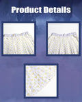 ACLGCSU Girls Zombie Cheerleader Costume 3PCS White Skirt Size 5-6 Years by Deal US