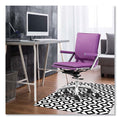 deflecto FashionMat Chair Mat, Rectangular, 35 x 40, Diamonds