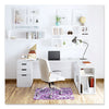 deflecto FashionMat Chair Mat, Rectangular, 35 x 40, Rain