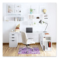 deflecto FashionMat Chair Mat, Rectangular, 35 x 40, Rain
